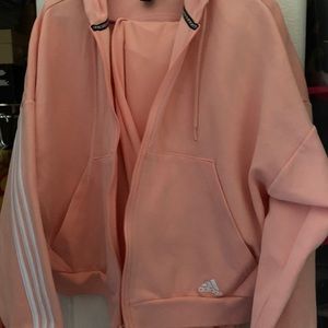 Adidas peach track set XL
